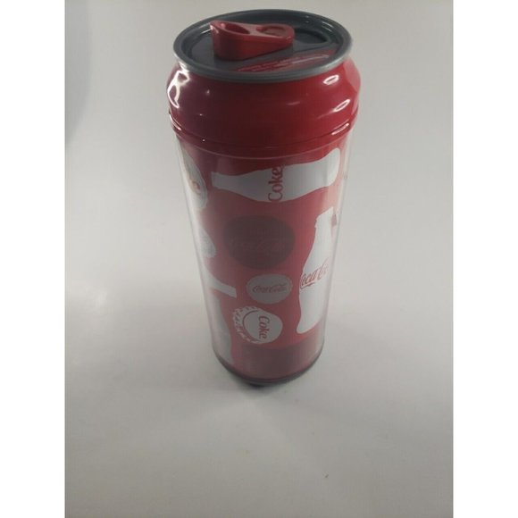 Cool Gear Coca Cola 16oz Tumbler Slider Lid, Logo Signs, Red Metallic 2013 - Picture 2 of 4